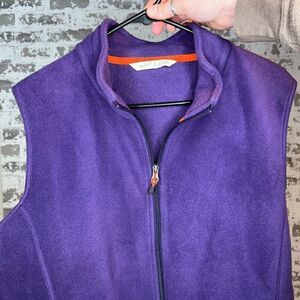 Woolrich | women purple full zip vest